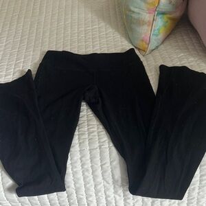 SPLITS 59 black flare leggings